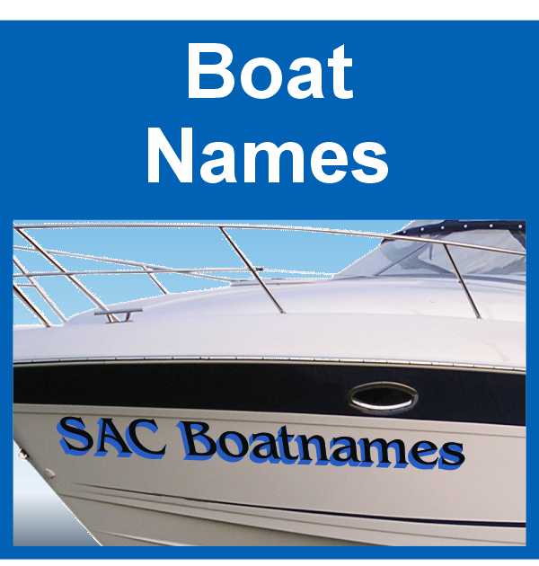 Boat Names and Lettering